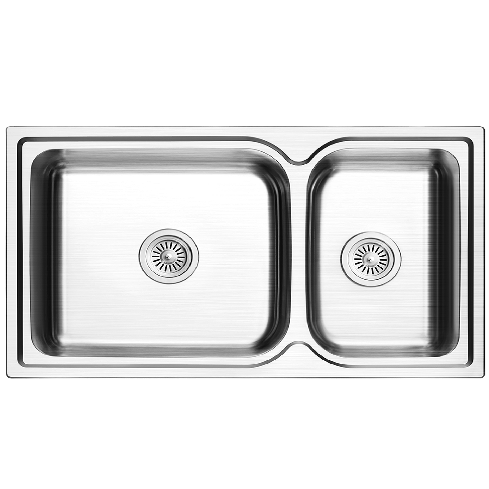 Rubine INSET STAINLESS STEEL 1-3/4 BOWLS Kitchen Sink ZEX 860